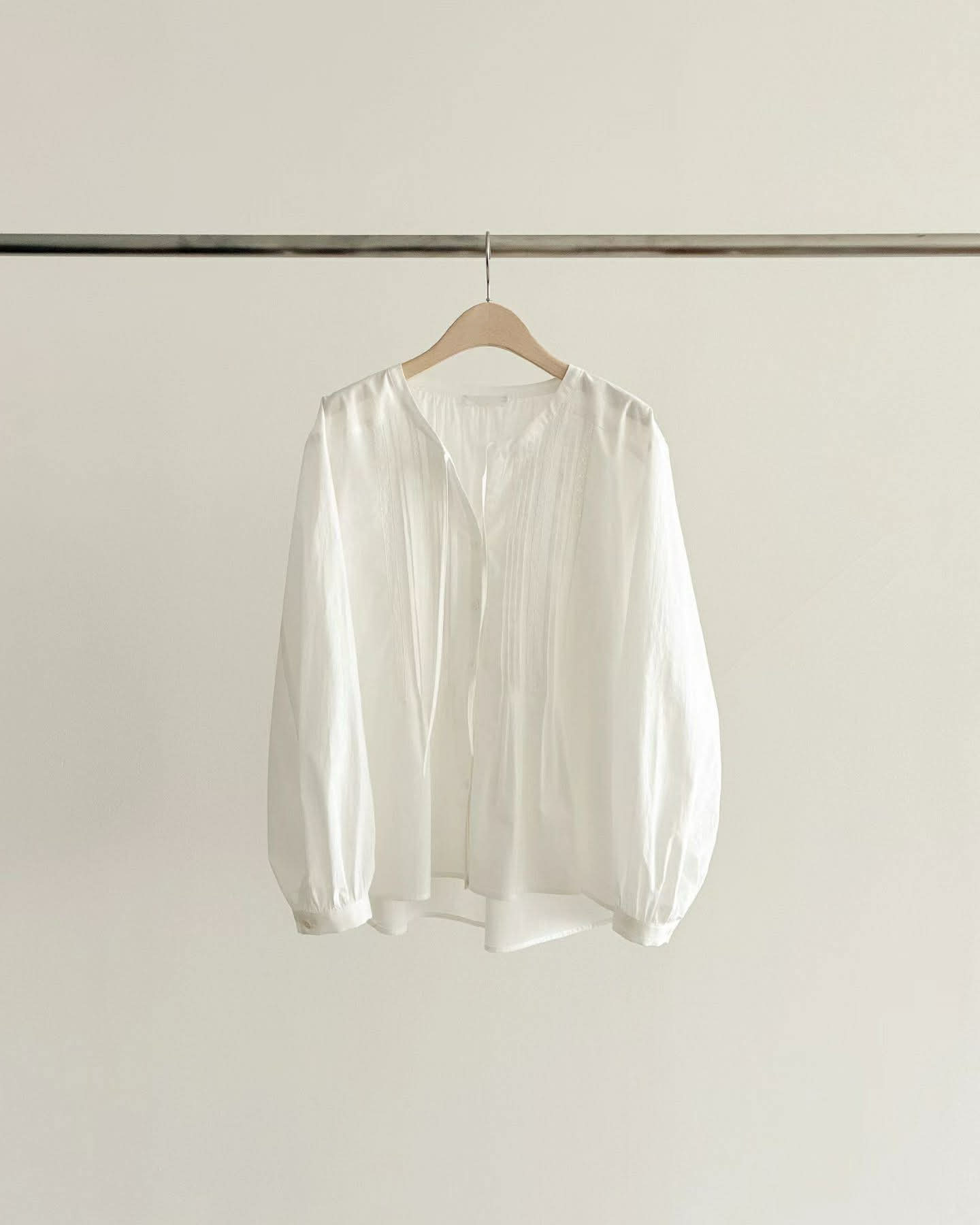 PA05 法式細緻溫柔立體摺紋上衣