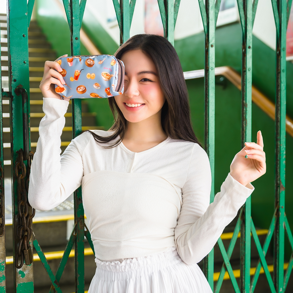 長形化妝袋 (SWEET HONG KONG TREATS)