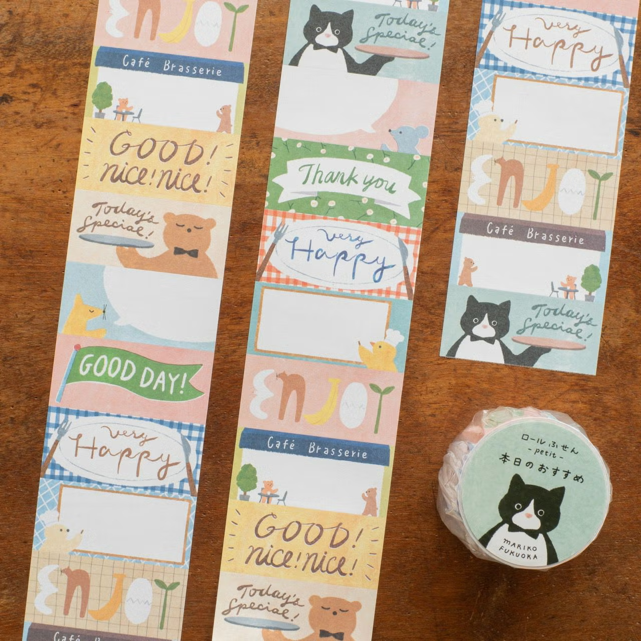 迷你 捲式便利貼 | 福岡麻利子「今日推薦」 / 手紙社 / JAPAN