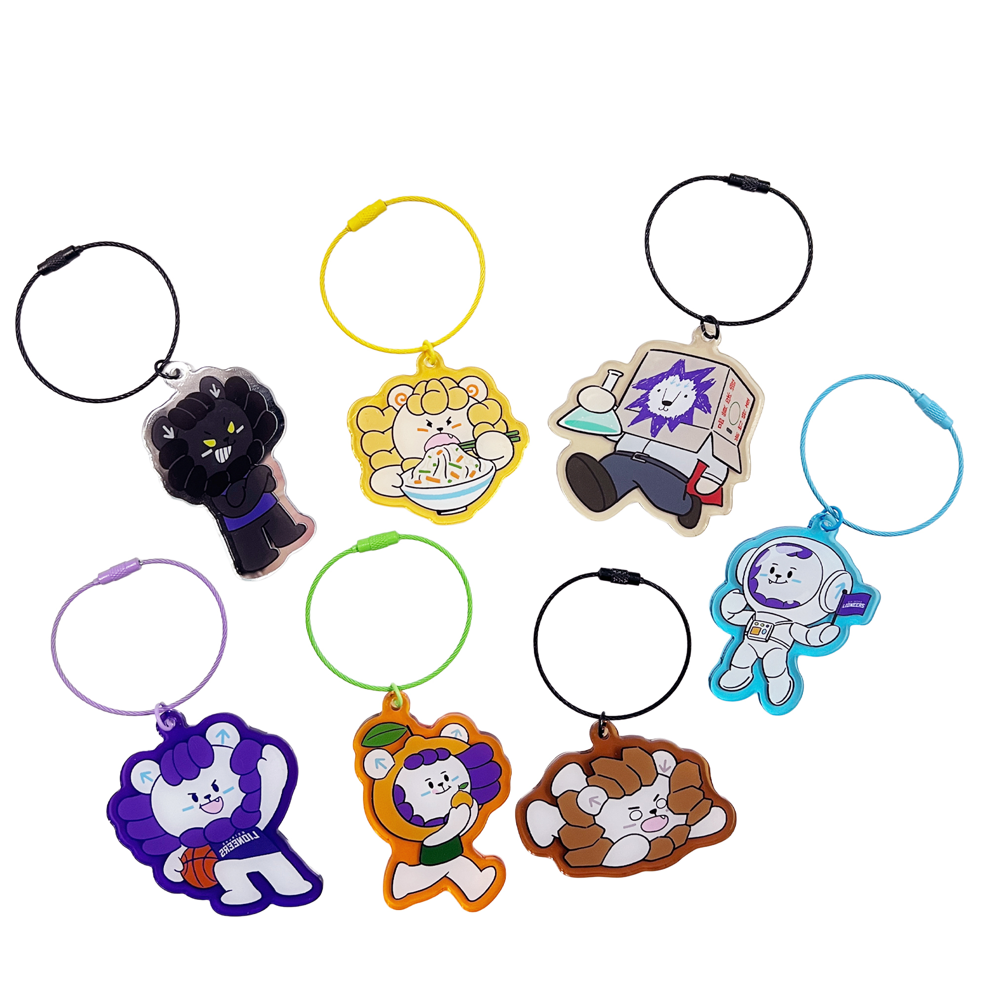 25-26 瑞迪的冒險物語壓克力吊飾 |扭蛋