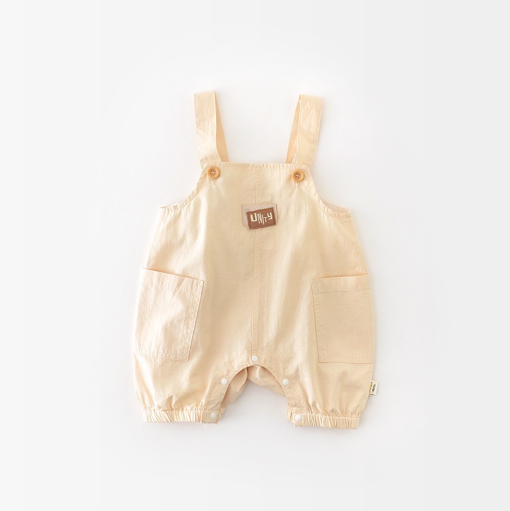 簡約休閒吊帶褲