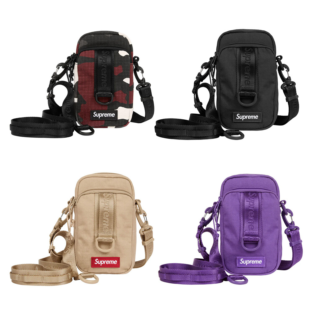 Supreme 26SS Shoulder Bag 肩背小包 防水 Cordura 抗撕裂 黑/卡其/紫色/紅迷彩 SS26B5