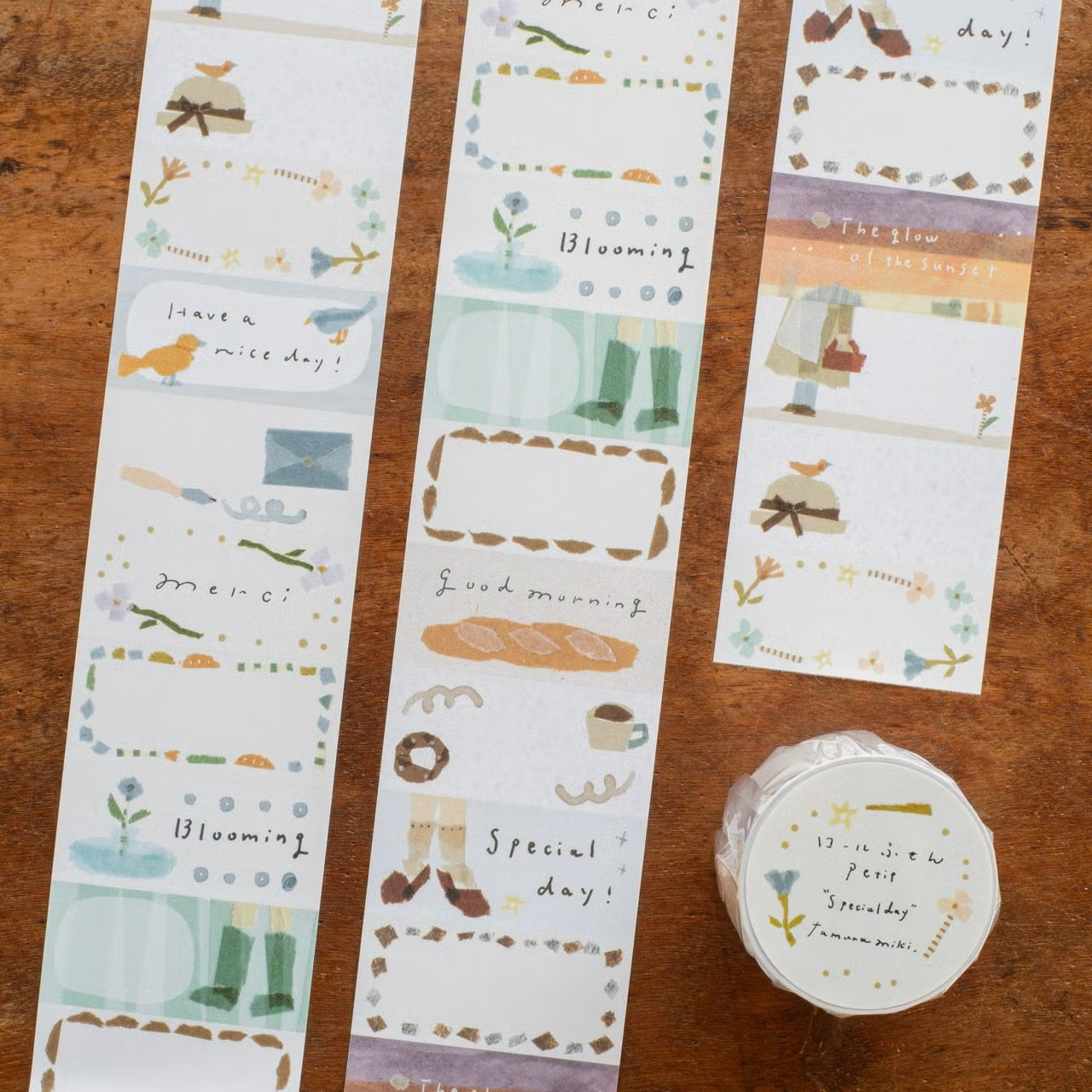 迷你 捲式便利貼 | 田村美紀「Special day」 / 手紙社 / JAPAN