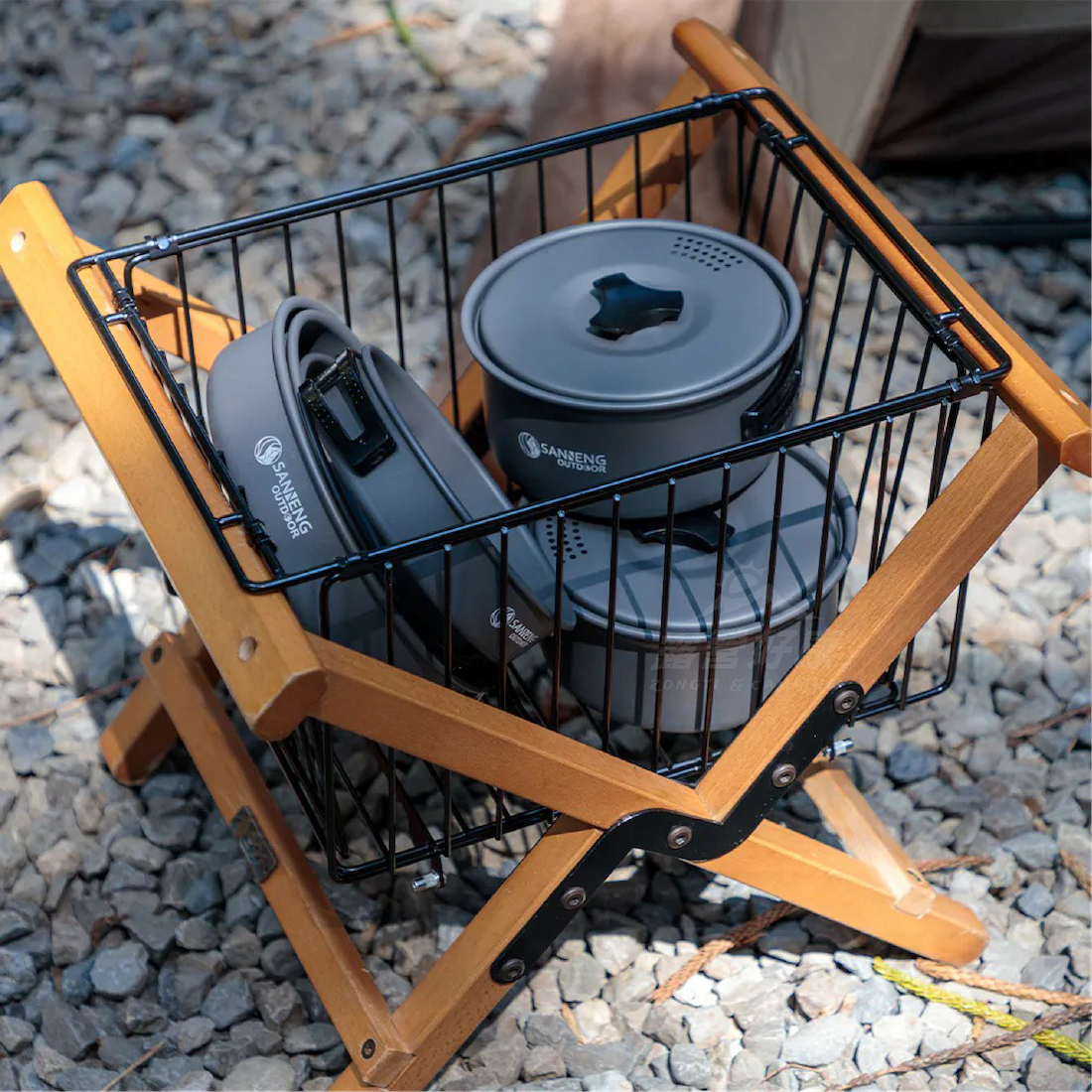 【SANNENG】IGT折疊瀝水籃-1單位 AF12