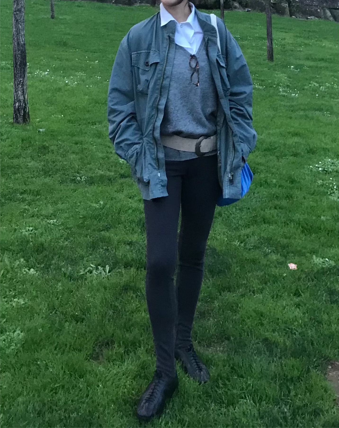 四口袋立領防風夾克