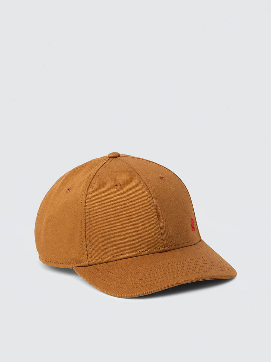 焦糖棕刺繡Logo棒球帽