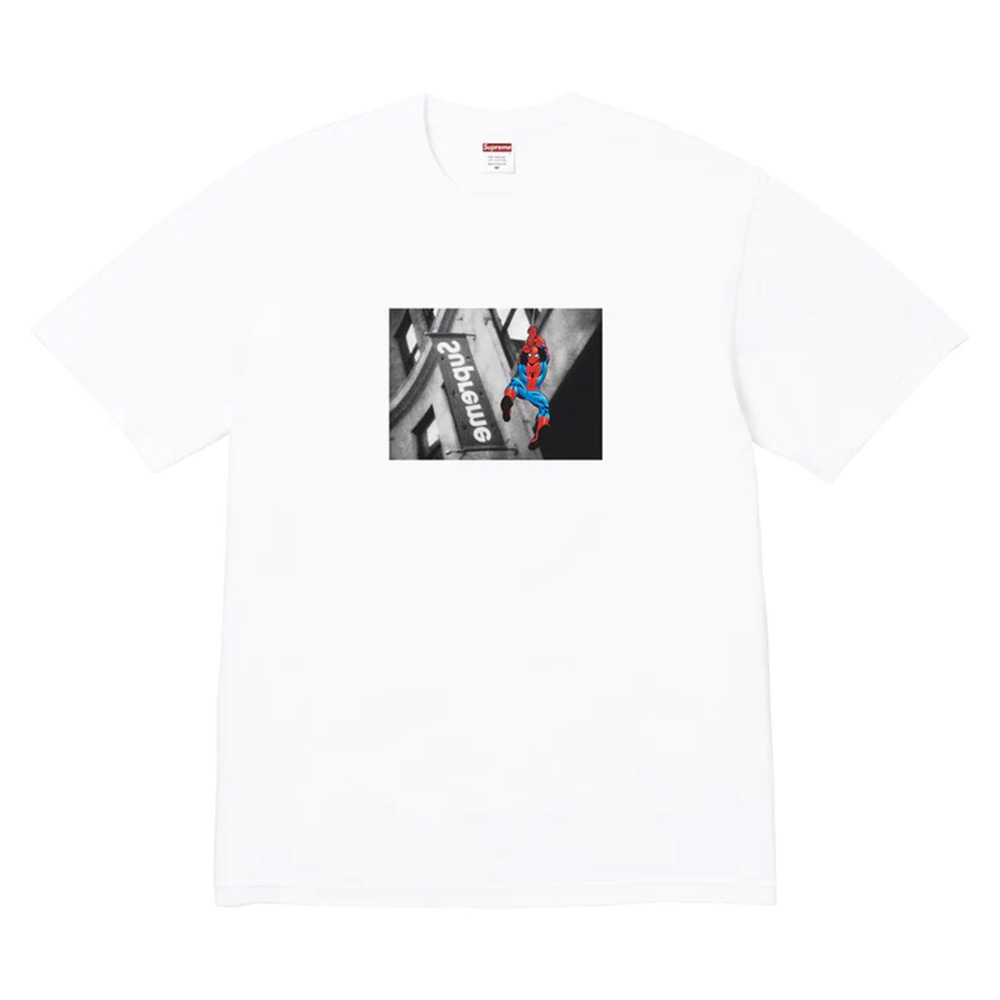 Spider-Man x Supreme 26SS Tee 蜘蛛人 短T 白/粉/藍/迷彩 純棉 SS26T56