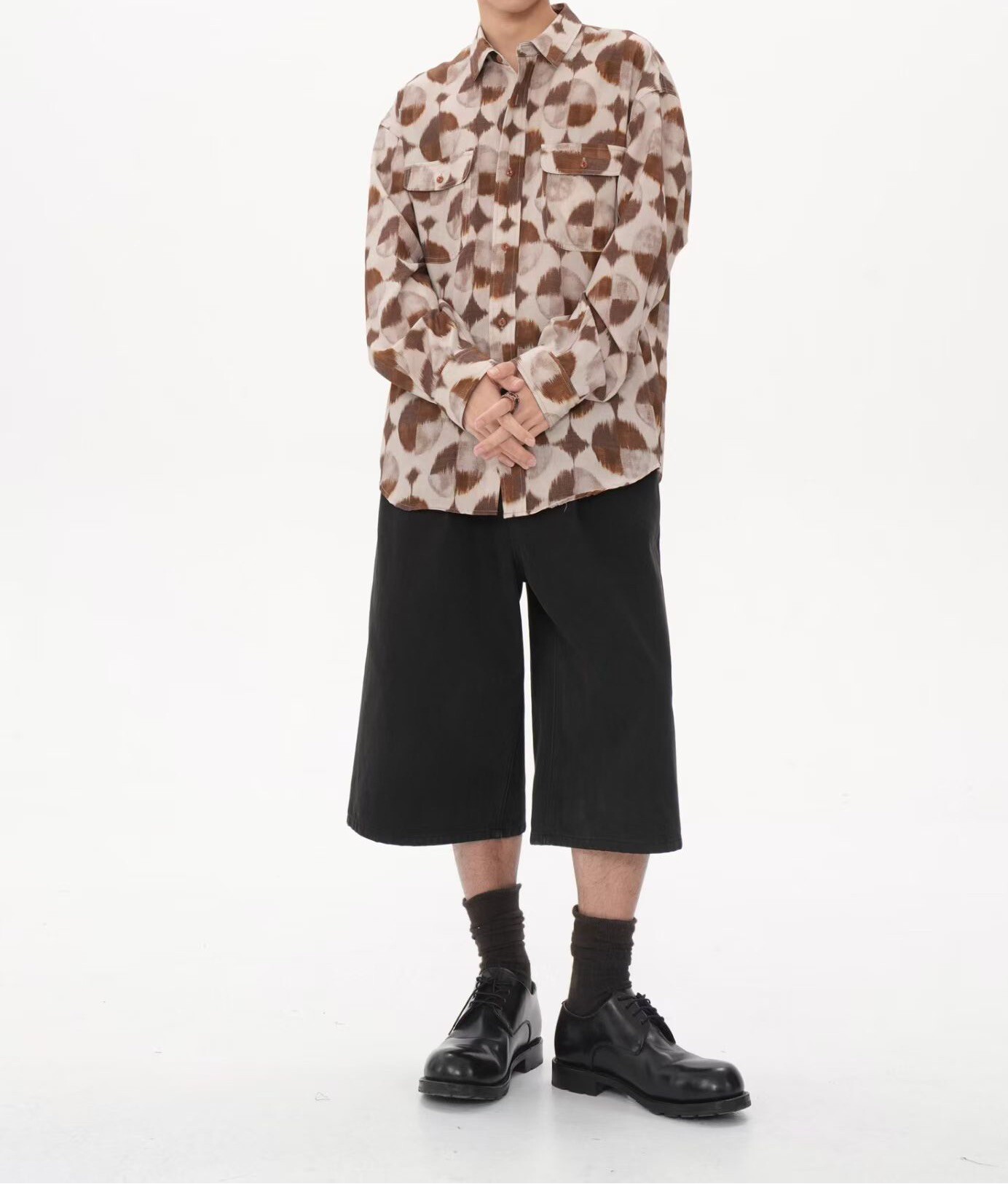 幾何復古印花襯