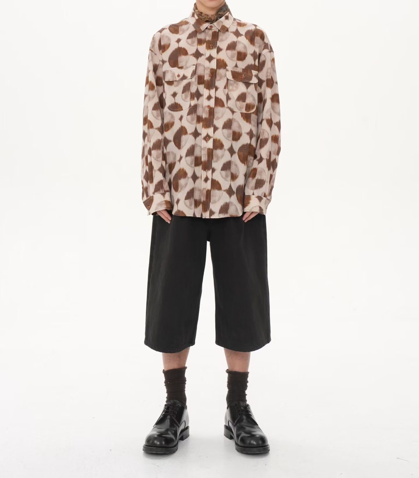 幾何復古印花襯