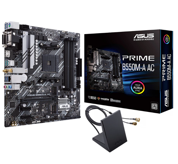 ASUS華碩 PRIME B550M-A AC【M-ATX/AM4腳位】主機板