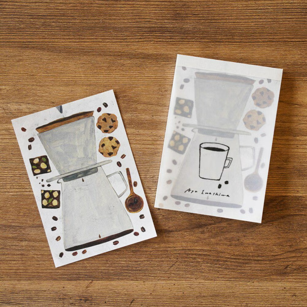 手紙社 | いわしまあゆ「咖啡時間」便條本 / 手紙社 / JAPAN