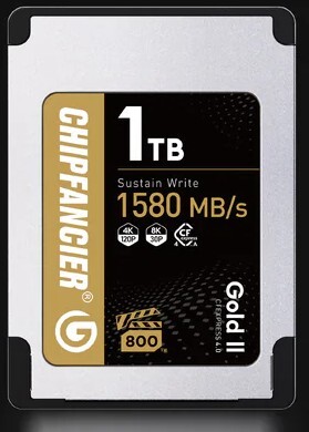 CHIPFANCIER CFexpress Type-A 4.0 Gen2 記憶卡 VPG800 Certified