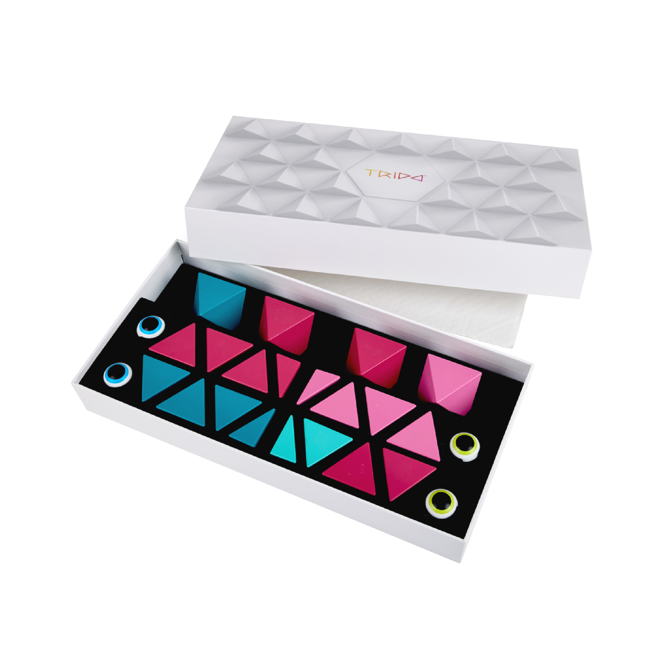 Trido 磁力積木 進階組 24PCS - 熾焰飛茫(Flamingo)