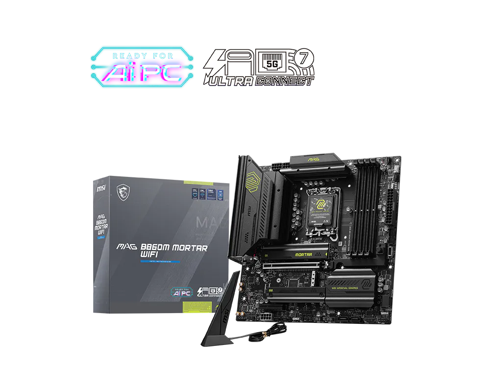 MSI MAG B860M MORTAR WIFI 美品 MSI MAG B860M MORTAR WIFI