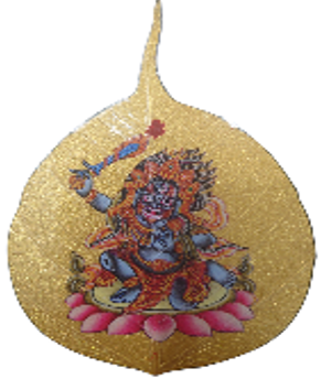 0311PA15-PAT姐健康養生-西藏天然菩提葉 不動尊菩薩 (經師傅開光) 屬雞（A15）