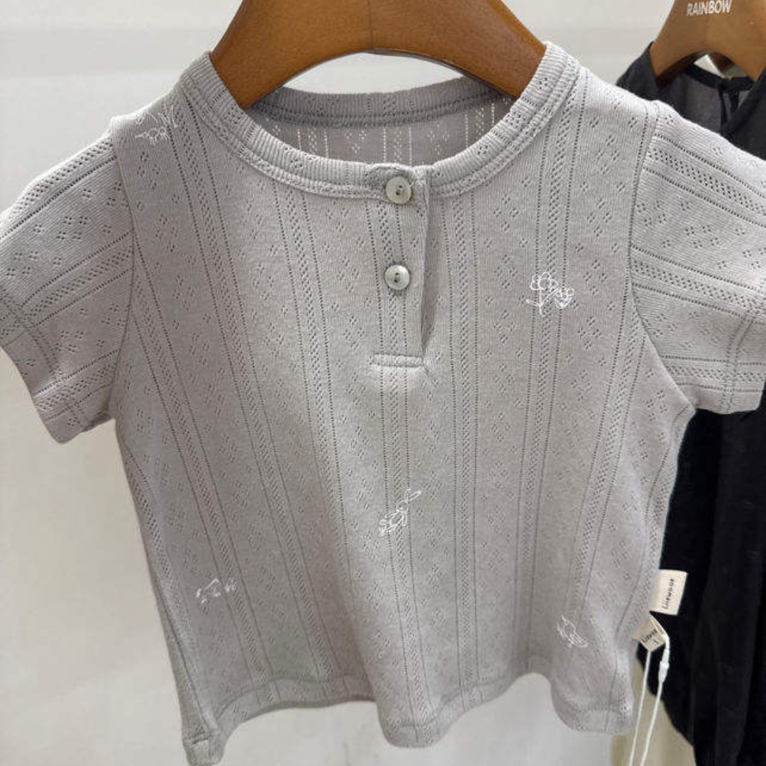 26夏 棉質緹花上衣