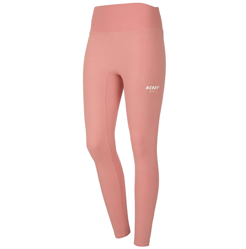 [S] NERDY SLIM COTTON ACTIVE LEGGINGS,PINK, SN181 (SN181)