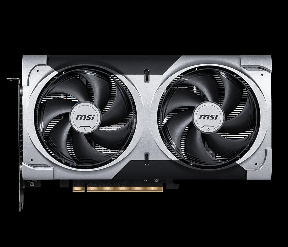 MSI 微星 GeForce RTX 5060 Ti 16G VENTUS 2X  OC  PLUS (黑色)