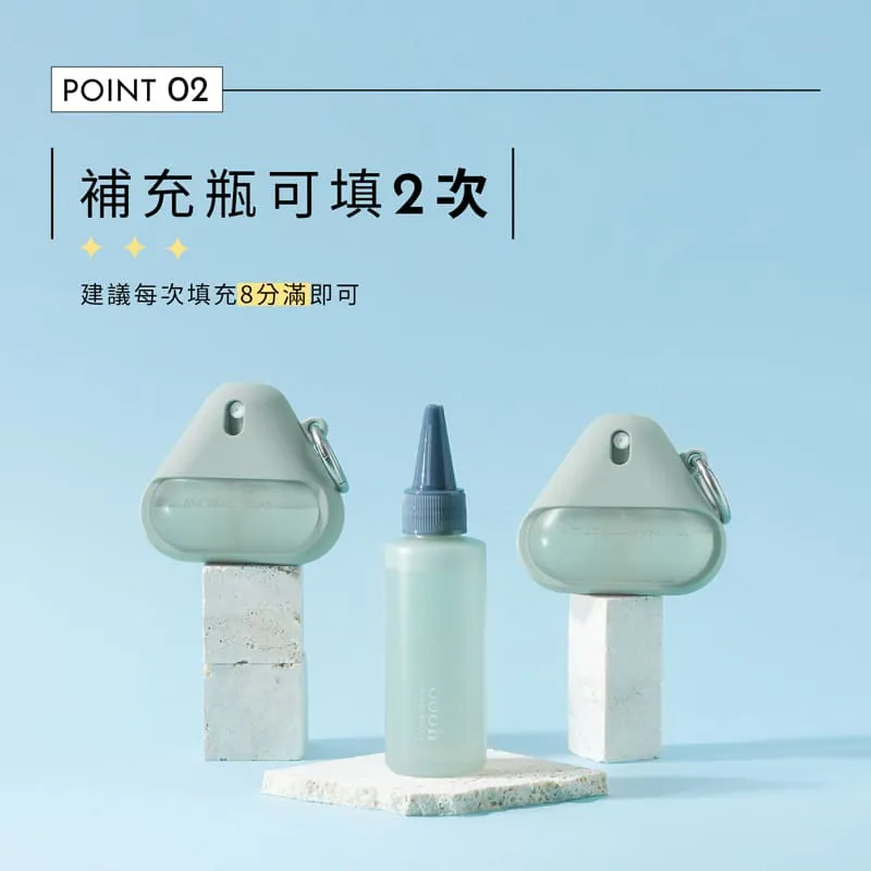 【oooh】喔喔 冰爽涼感噴補充瓶 60ml 三款香味