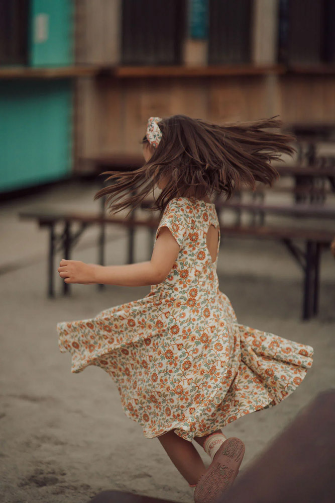 Grech&Co.有機棉愛心挖洞洋裝 (多色可選)