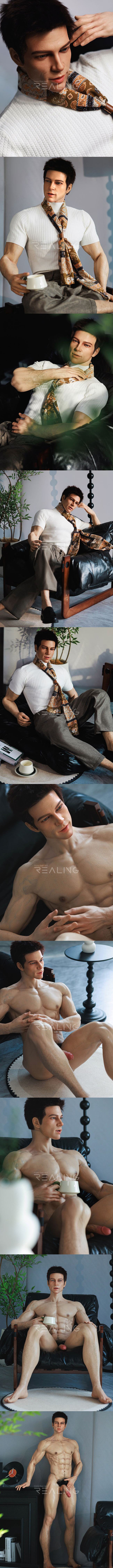 REALING 178cm 利奧 男性擬真娃娃 全矽膠材質 male silicone sex doll