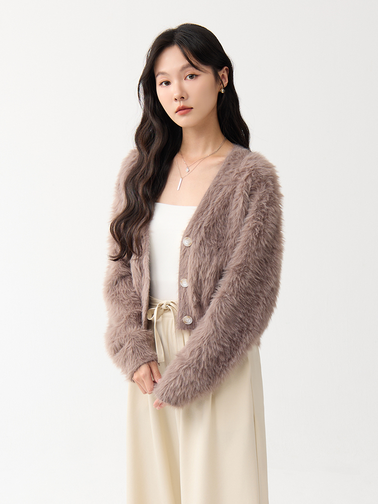 OH!HER 雪感柔柔針織外套