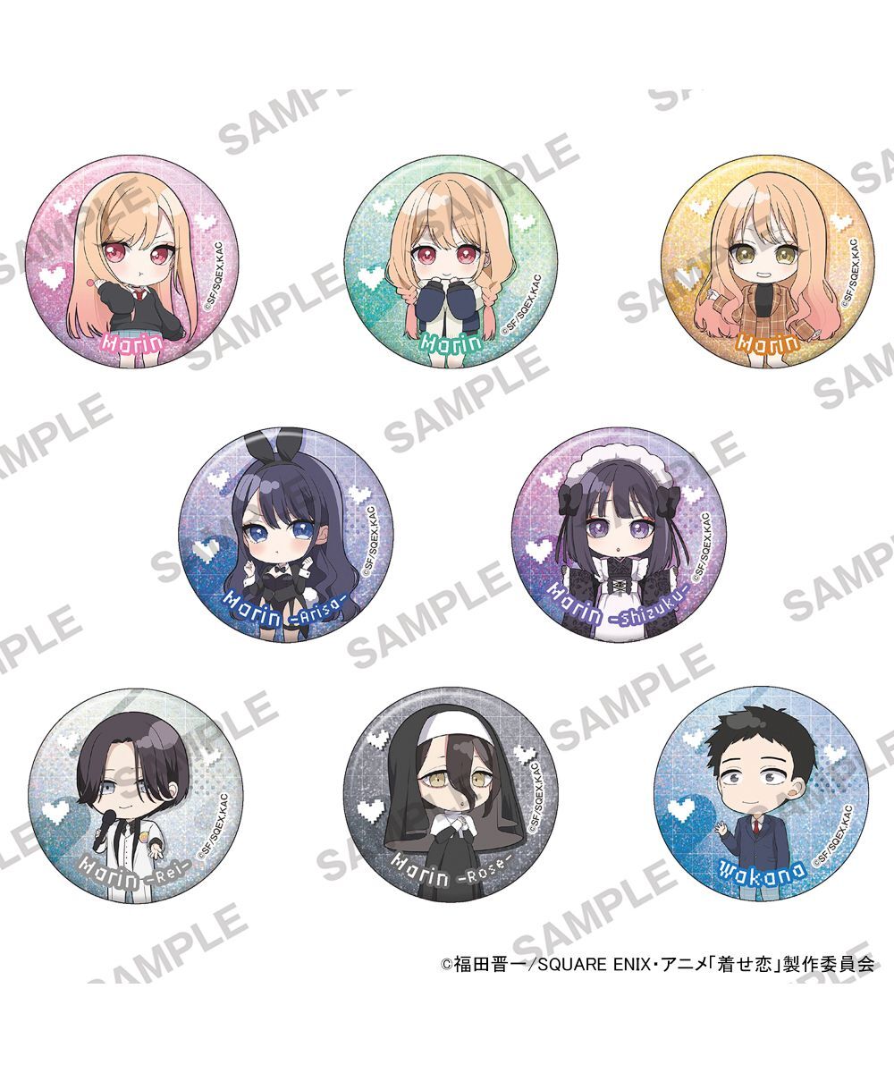 預購-TV動畫「戀上換裝娃娃」Season2 閃亮亮徽章 vol.2 BOX販售【日本進口精品】