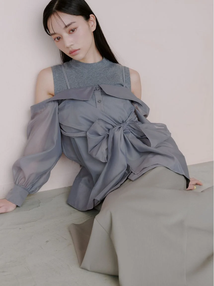 [預購] SNIDEL 永續系列垂墜魚尾裙