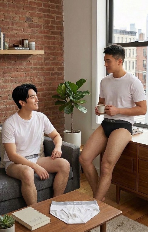 【預購】LEVIS H031120 男裝經典三角褲 4 條裝