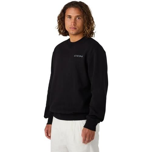 [S] DKNY BLACK METALLIC BUBBLE LOGO FLEECE PULLOVER, DP6T1556-BLK (SD1640)