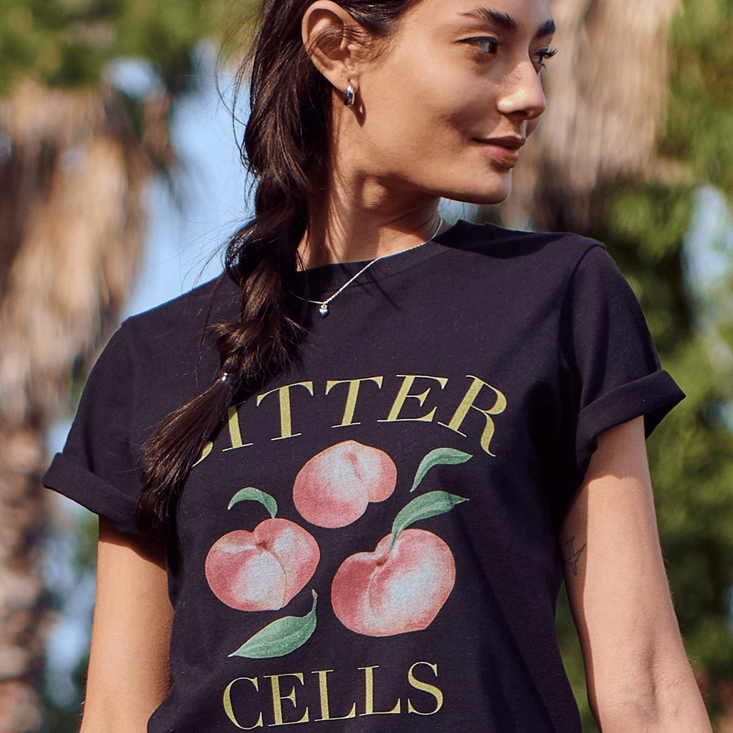 BITTER CELLS｜Flat Peach Tee [2 colors]