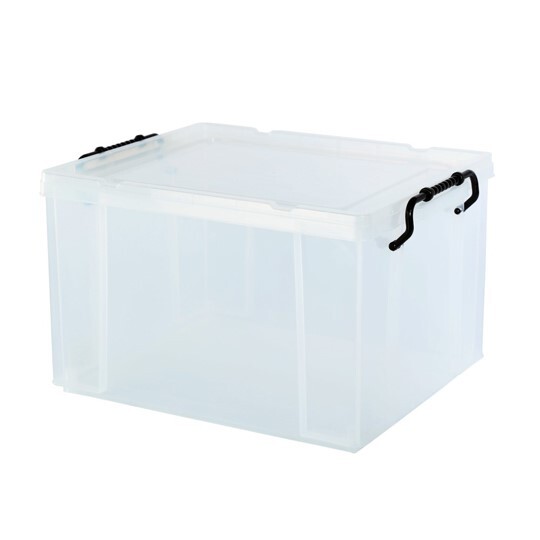 《真心良品》KEYWAY聯府 耐久型掀蓋式透明整理箱33L-1入 CK16