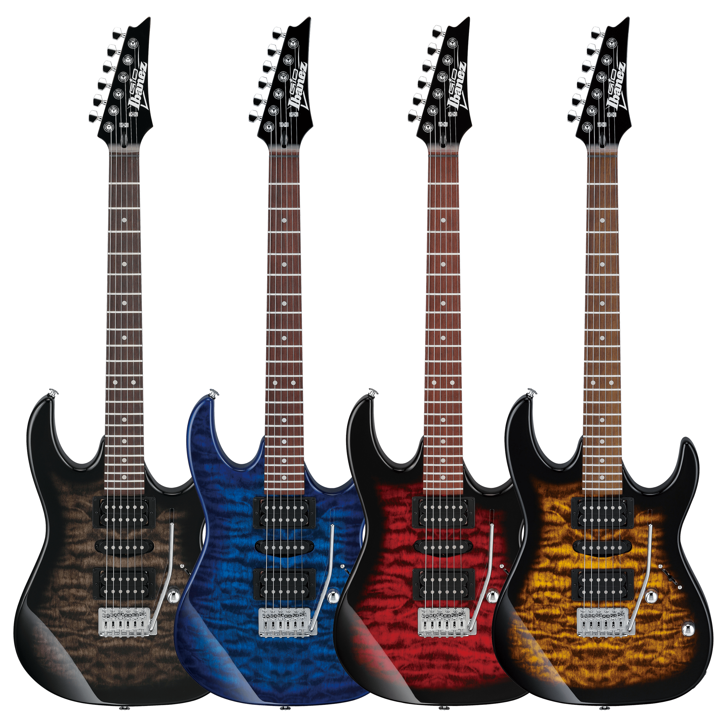 Ibanez GIO GRX70QA 系列 雙單雙 小搖座 虎紋 電吉他 共四色