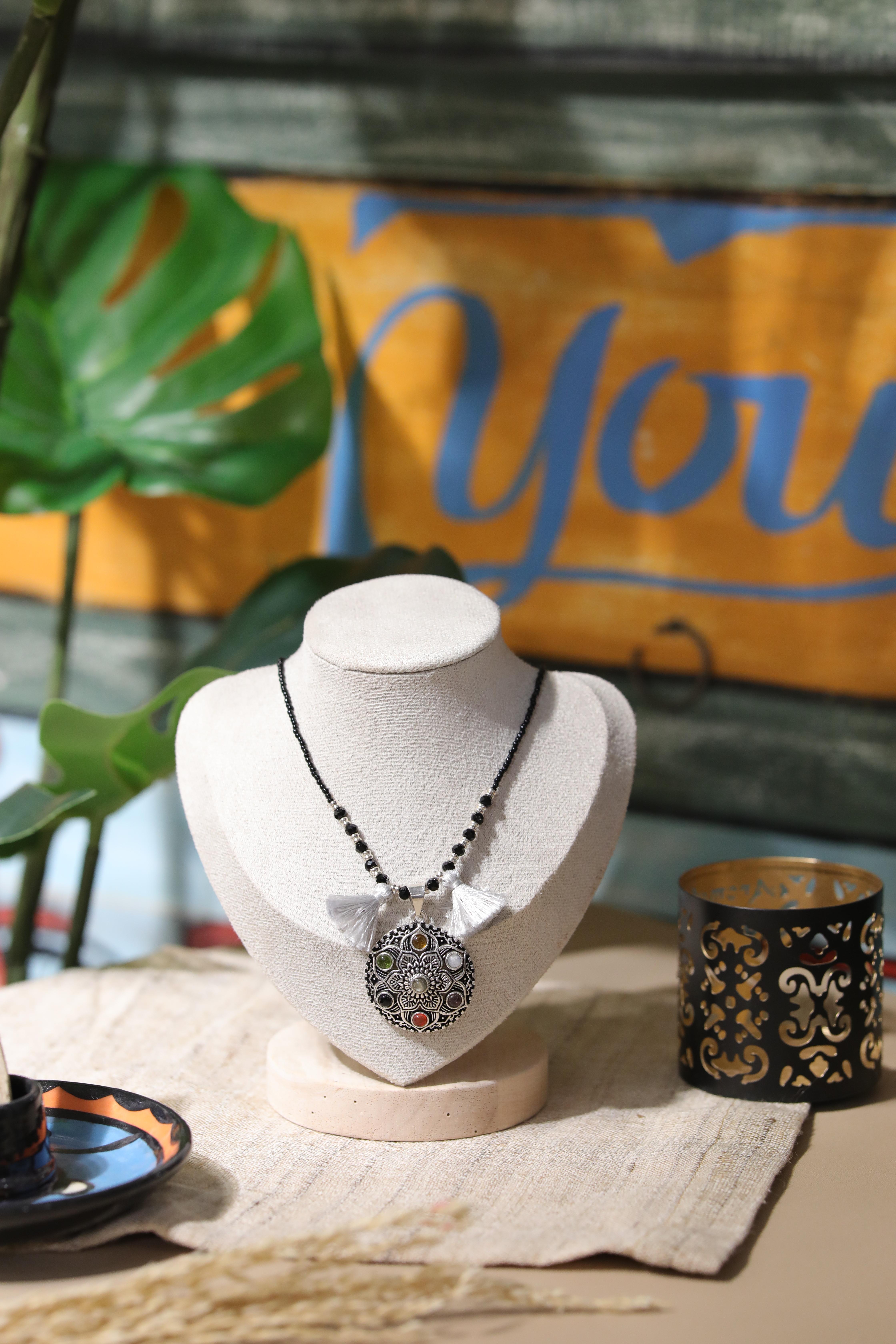 Macrame 頸鏈 J0609S - CHAKRAF (0311)