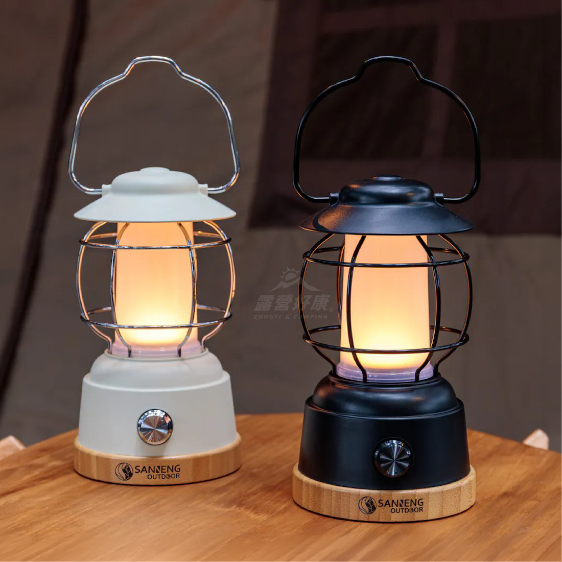 【SANNENG】復古鐵道LED露營燈 003002 BB12