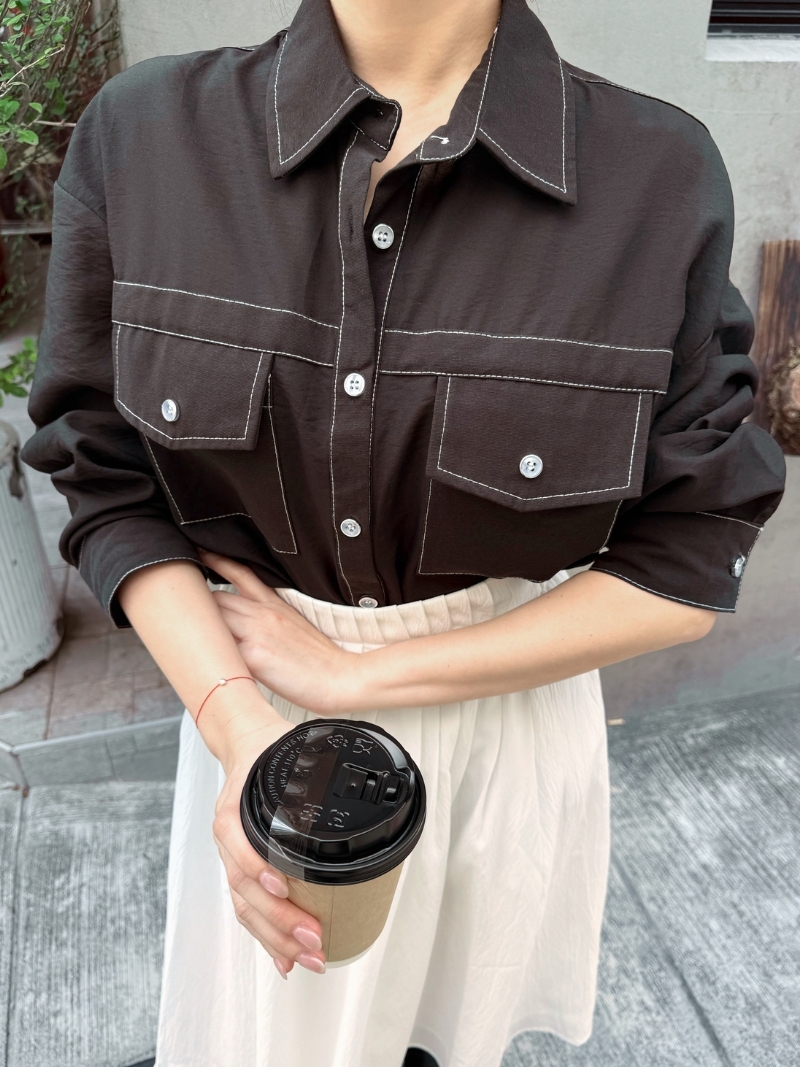 A3276-車線麻棉襯杉