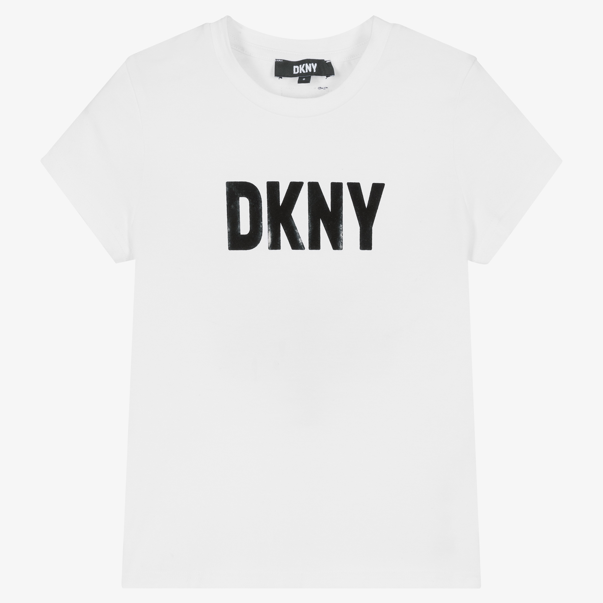 [S] DKNY WHITE LOGO TEE SHIRT, P54HAWNA-WHT (SD1652)