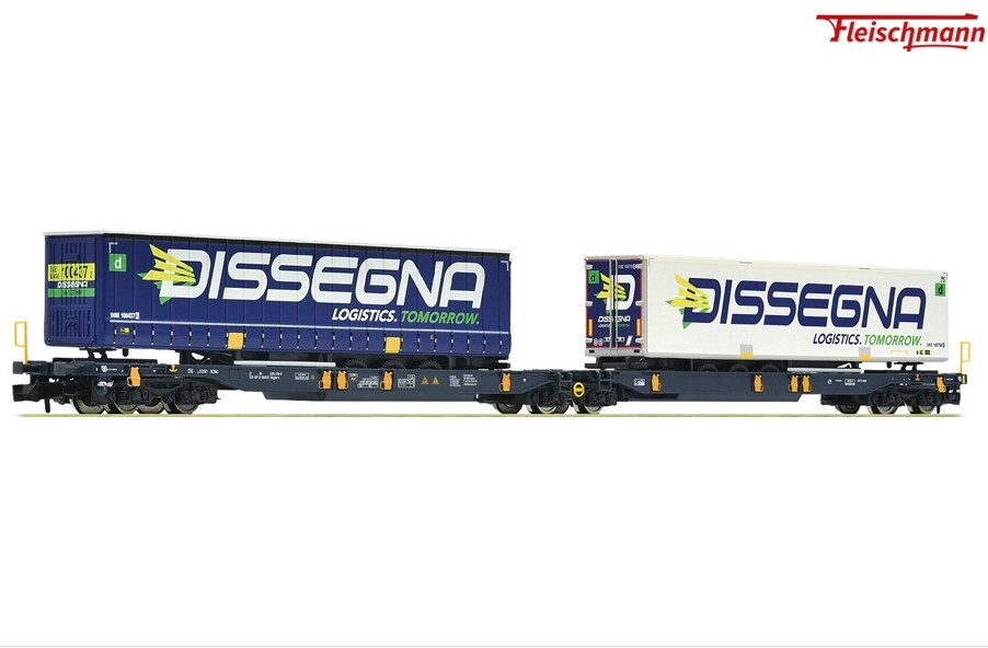 Fleischmann 825029 N規 Wascosa公司第六時期T2000型雙艙鉸接式貨車