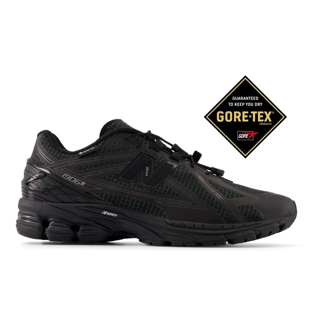 NEW BALANCE 慢跑鞋 NB 1906 GORE-TEX 防水 全黑 復古 男女 U190631U