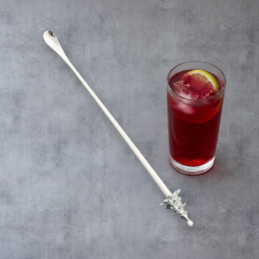 GELLIS鵲利仕銀色耶誕攪拌勺小食勺甜品勺長勺