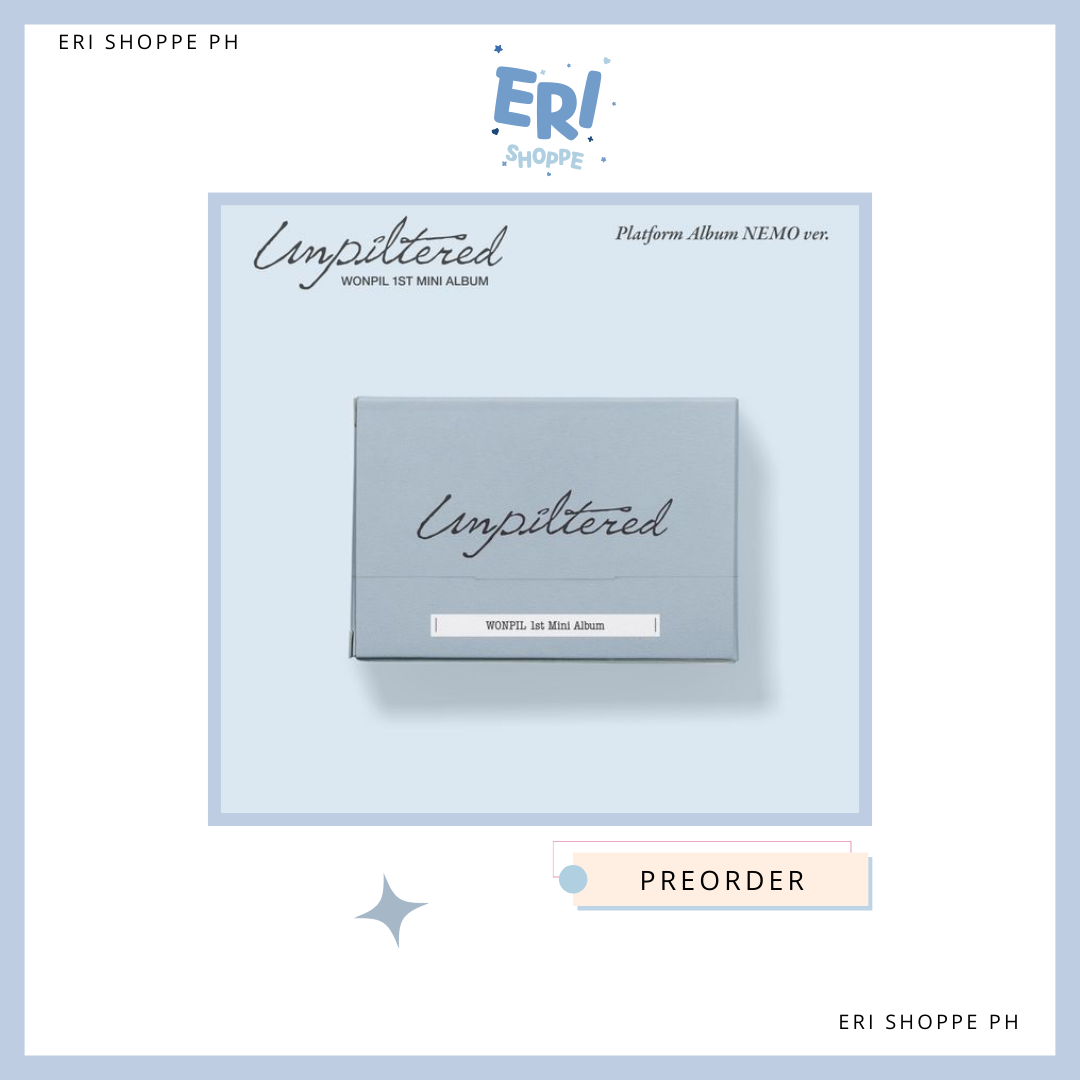 [PRE-ORDER] WONPIL - 1ST MINI ALBUM [UNPILTERED]
