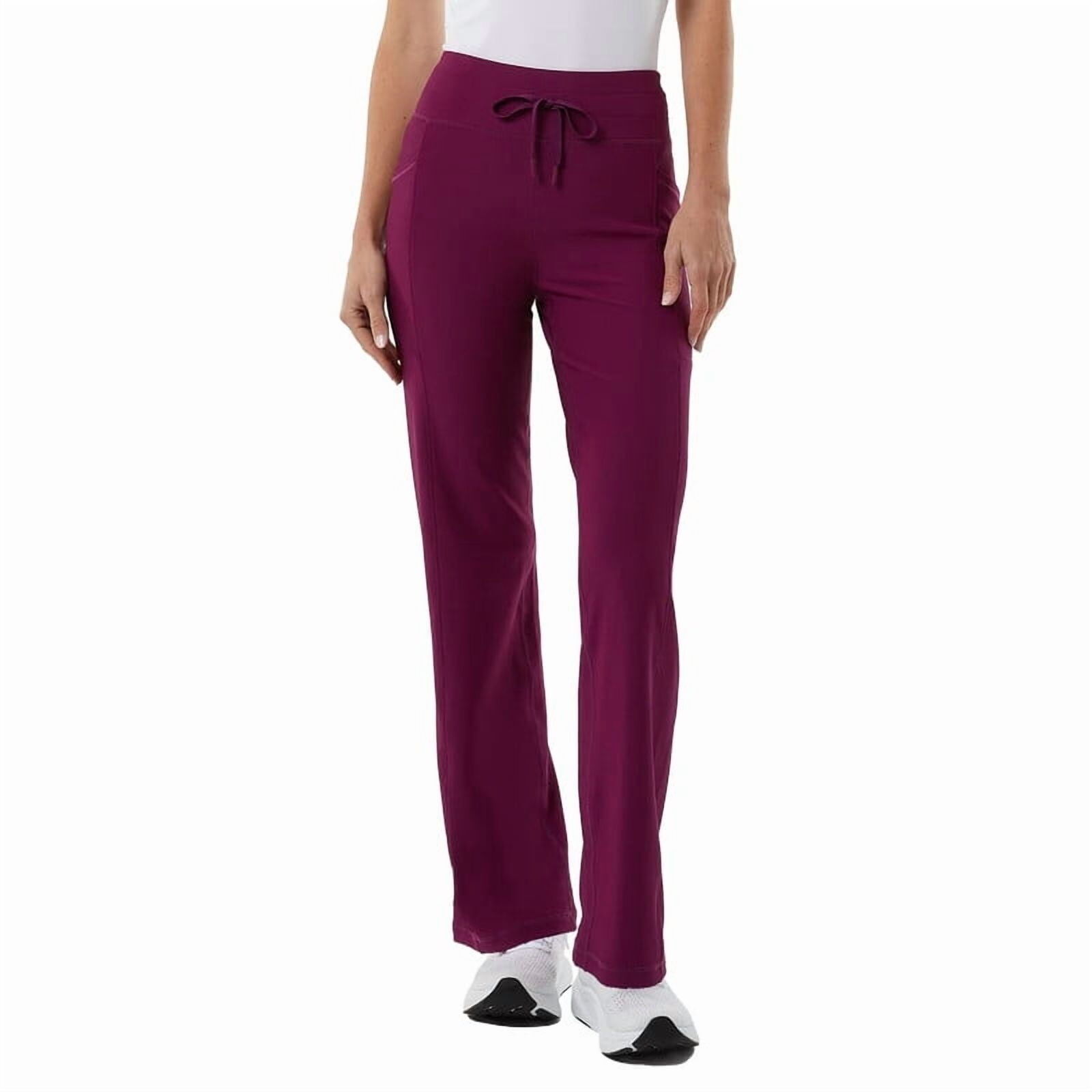 [S] 32 DEGREES PURPLE WOMEN FLARE PANTS, 1752055-PURPLE (SZZ927)