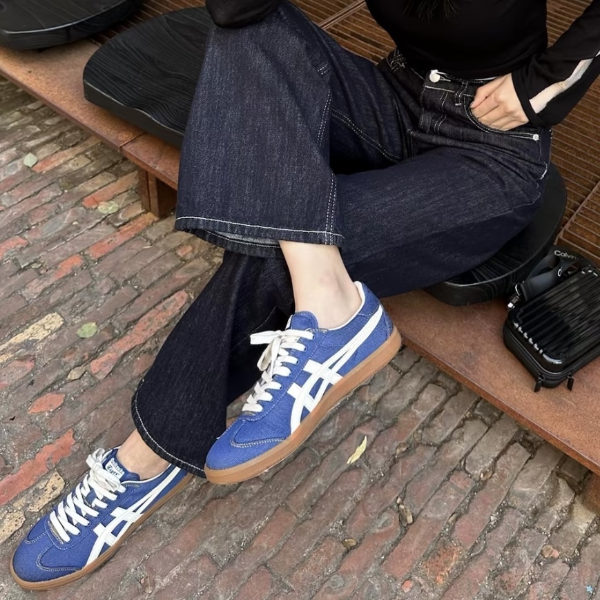 ONITSUKA TIGER TOKUTEN 鬼塚虎 牛仔藍 深藍 復古 德訓鞋 男女同款 1183C602-400