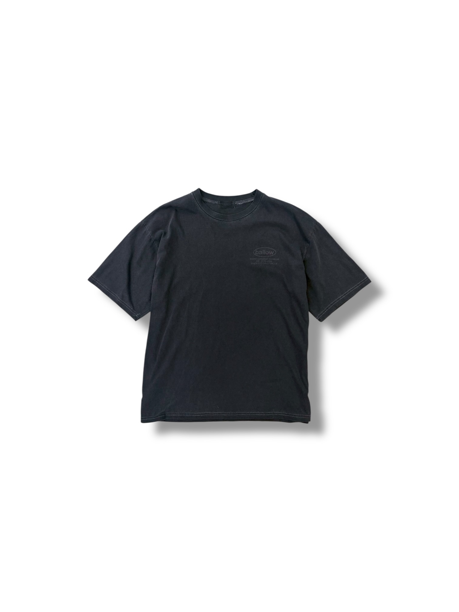 Symphony 短袖-洗水色 元素簡單版型好