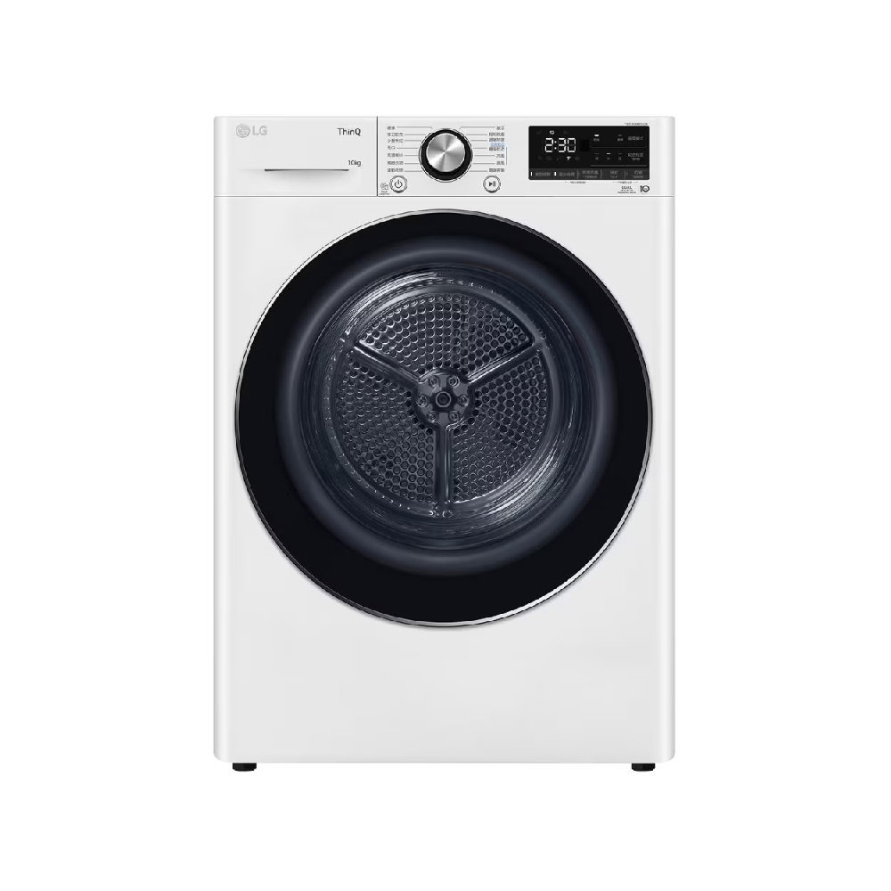 LG 樂金 10公斤雙變頻熱泵除濕免曬衣乾衣機 冰瓷白 WR-100VW