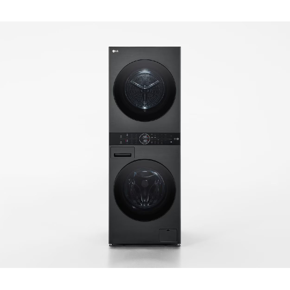 LG 樂金  洗13公斤+乾10公斤 WashTower™ AI 智控洗乾衣機 熱泵尊爵黑 WD-S1310B