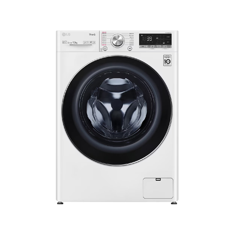 LG 樂金 13公斤蒸洗脫滾筒洗衣機 冰瓷白 WD-S13VBW