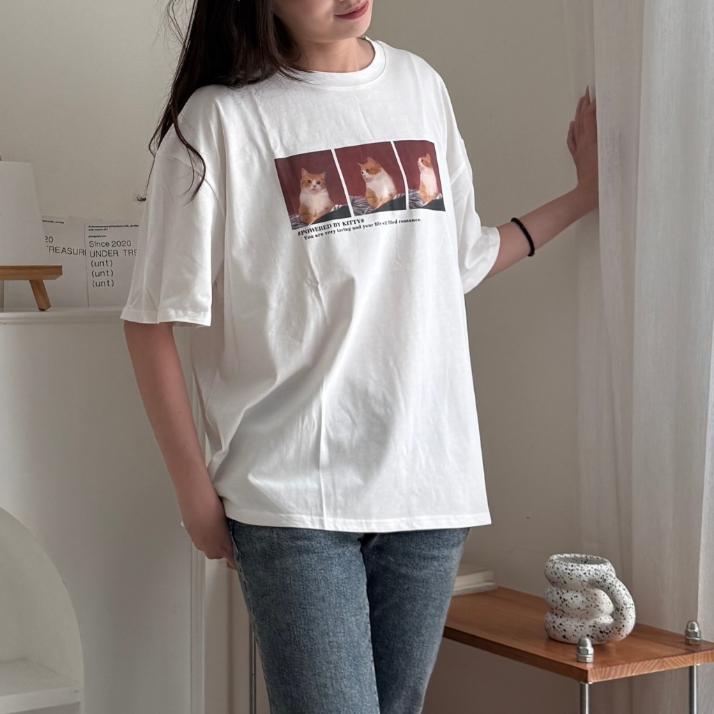 橘貓日常照片短T 2366 (R)