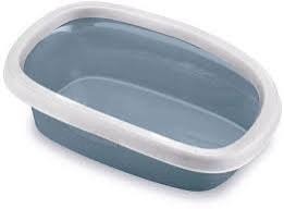 Zolux 簡便貓砂盤10L．鋼藍色