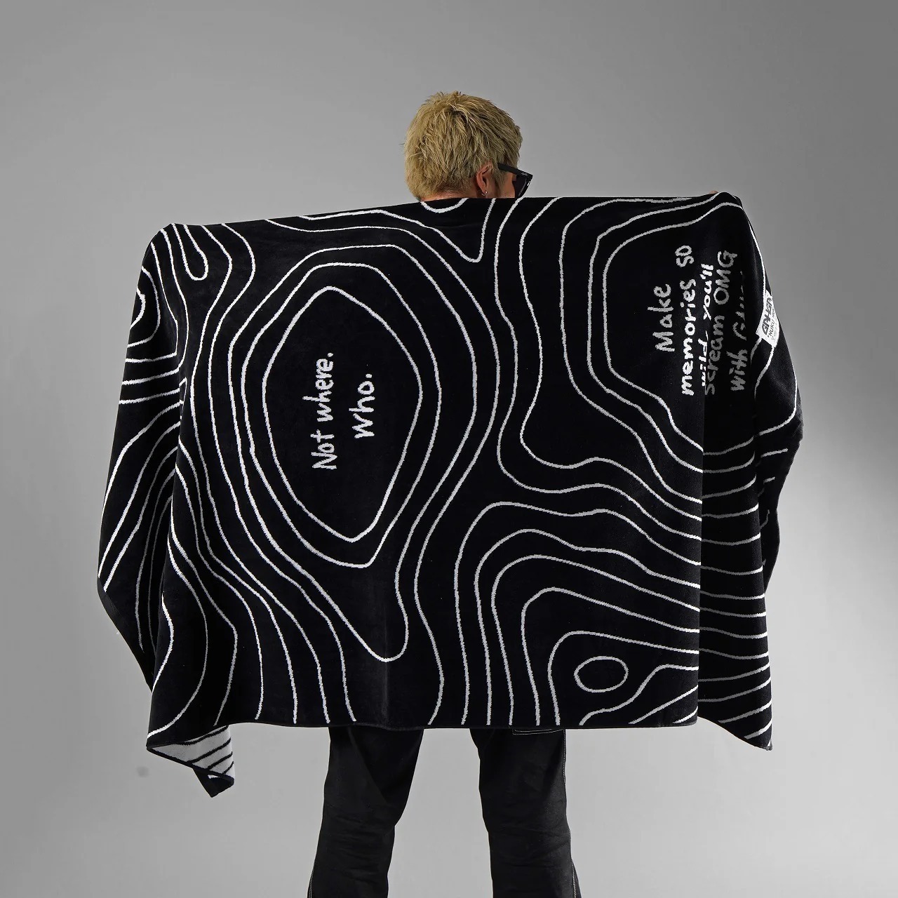 Gahga x NUKU NUKU｜等高線海灘巾